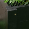 Afbeelding van Outsunny - Plantenbak van Dennenhout met Wielen - Zwart