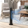 Afbeelding van HOMCOM Torenventilator van ABS Zwart