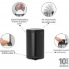 Afbeelding van Brabantia NewIcon Prullenbak - 20 liter - Mat Zwart