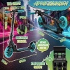 Afbeelding van RE:SPORT® Cityroller voor kinderen en volwassenen met LED, bel en draagband | Opvouwbare scooter met
