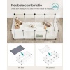 Afbeelding van SONGMICS Caviaverblijf met bodempanelen, 125 x 63 x 42 cm