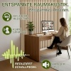 Afbeelding van TRESKO Akoestische houten panelen 120 x 60 cm met 4 kledinghaken en montageset