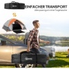 Afbeelding van Outsunny Campingtent van Polyester, Kunststof - 210L x 150B x 110H cm - Roestrood