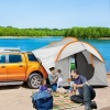 Afbeelding van Outsunny Heckzelt van polyester en fiberglass - 239L x 210B x 210H cm - Lichtgrijs