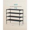 Afbeelding van Schoenenrek – Ruimtebesparend – 29,7 x 62,3 x 70,5 cm – Zwart