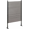 Afbeelding van Outsunny Stalen Tuinhek met PE-coating 93L x 22B x 150H cm Bruin