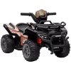 Afbeelding van HOMCOM elektrische quad kinderauto 6V met LED koplamp voor 18-36 maanden, zwart 66 x 44 x 42 cm