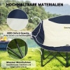 Afbeelding van Outsunny Campingstoel - Metaal, Oxford-stof - 134L x 50B x 92H cm - Blauw