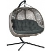 Afbeelding van Outsunny - Hangstoel met zakken - Polyester - Bruin