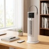 Afbeelding van HOMCOM Tafelventilator - ABS, kunststof - 16,8L x 16B x 41H cm - Wit