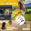 Afbeelding van TRESKO® Opvouwbare bolderkar met dak en koelvak, tot 150 kg belastbaar