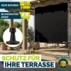 Afbeelding van tillvex® Verticale zonwering, B x H 200 x 310 cm, zwart, met handslinger, zonder boren
