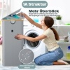 Afbeelding van KESSER® Wasmand met Deksel - Opvouwbare Wasbox - Wassorteerder met Uitneembare 3x Waszakken inclusie
