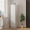 Afbeelding van HOMCOM Kledingkast Spaanplaat 40L x 52B x 180H cm Wit