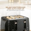 Afbeelding van HOMCOM Waterkoker en Broodrooster Set - Kunststof en Staal, Zwart