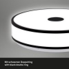 Afbeelding van Briloner Leuchten BLOCK - LED plafondlamp - zwart decoratief - neutraal wit 4000K - Ø28 x 9,5 cm