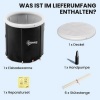 Afbeelding van Outsunny IJsbadkuip - Polyester - Ø78 x 71H cm - Zwart