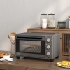 Afbeelding van HOMCOM Minibakoven van metaal, roestvrij staal - 46,4L x 38B x 28,5H cm - Grijs