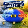 Afbeelding van tillvex® Winter Zwembadkussen XXL Ø 400 cm blauw met touw & reparatiekit