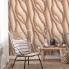 Afbeelding van Erismann Vliesbehang Elle marmerlook bruin brons metallic 10345-02