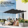 Afbeelding van Outsunny - Vervangend dak - 3 x 2,15 m - Polyester - Donkergrijs