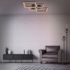 Afbeelding van BRILONER FRAME - Dimbare LED Plafonnière/Wandlamp - 3000K Warm Wit - Draaibaar - 53 x 53 x 8 cm