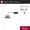 Afbeelding van Paulmann LED Inbouwspots Calla Set van 3 - Mat Zwart - IP65 - 5W - 430 lm - 230V - Badkamer