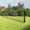 Afbeelding van SPORTNOW Pickleball-net 6,7 m Draagbaar met Tas Metaal Geel