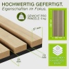 Afbeelding van TRESKO Akoestische houten panelen 120 x 60 cm met 4 kledinghaken en montageset