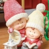 Afbeelding van HOMCOM-Weihnachtsfigur-Magnesiumoxid, Metall-30L x 23B x 45H cm-Mehrfarbig