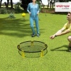 Afbeelding van SPORTNOW Roundnet Set met net, 3 ballen, draagtas en pomp voor tuin, park, strand en binnen