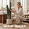 Afbeelding van Homcom Kunstplant - Kunststof - 22L x 22B x 95H cm - Groen