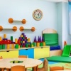 Afbeelding van Kinderklok - Ø 30 cm - Wandklok voor kinderkamer - Met cijfers en kleuren - Leerklok