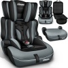Afbeelding van KIDUKU® Autostoel 9-36 kg (1-12 jaar) - Groep 1/2/3 Kinderzitje (Zwart/Grijs)