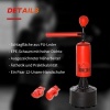 Afbeelding van HOMCOM Vrijstaande bokszak met accessoires - Zwart/Rood A91-100