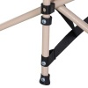 Afbeelding van Outsunny Opvouwbaar Veldbed met Draagtas, Campingligstoel, Zwart, 190 x 68 x 52 cm