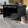 Afbeelding van Outsunny Buiten schommelhoes - PE - L215 x B155 x H150 cm - Zwart