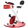 Afbeelding van HOMCOM Fitnessfiets van staal en kunststof - 43B x 97D x 109H cm - Rood en Wit