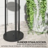 Afbeelding van Outsunny Rotan Lamp Staal, PE Rotan Ø37 x 144H cm Geel