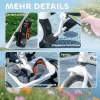 Afbeelding van HOMCOM Kinderdriewieler van Metaal en Kunststof, 105x47x98 cm, Wit