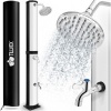 Afbeelding van Tillvex zonnedouche 60 liter met beschermhoes | Tuindouche voor warm water zonder stroom