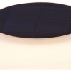Afbeelding van Solar tafellamp voor buiten, IP44 waterdicht, RVS wit, 10x LED warm wit, 19,5x28 cm