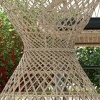 Afbeelding van Outsunny Rattan Salontafel van staal, PE Rattan in bruin