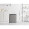 Afbeelding van Brabantia Bo Touch Bin Prullenbak - 60 liter - 1 vak - Mineraal Betongrijs