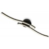 Afbeelding van Briloner REY Plafond- en Wandlamp met Glittereffect - 12W - 1400 lm - Warm Wit - Zwart