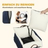 Afbeelding van PawHut Huisdier Autostoel Katoen, 49L x 53B x 36H cm, Marineblauw