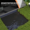 Afbeelding van Outsunny Campingtent van Polyester, Kunststof - 210L x 150B x 110H cm - Roestrood
