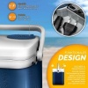 Afbeelding van Tillvex Elektrische Koelbox, 32L, voor auto en camping, koelt en verwarmt (blauw)
