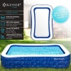 Afbeelding van KESSER® Opblaasbaar Zwembad voor Kinderen en Volwassenen 240 x 142 x 56 cm Familiebad Pool zwembadje