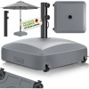 Afbeelding van tillvex® Parasolvoet PAVERA met wielen en remmen | Vulbaar 37L / 56kg | Weer- en UV-bestendig (Antra